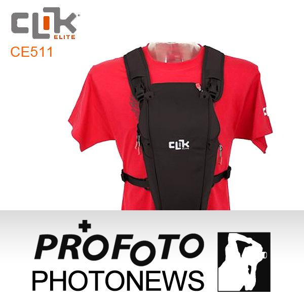 CLIK ELITE CE511美國品牌遠攝單眼三角胸包  (灰色/黑色)